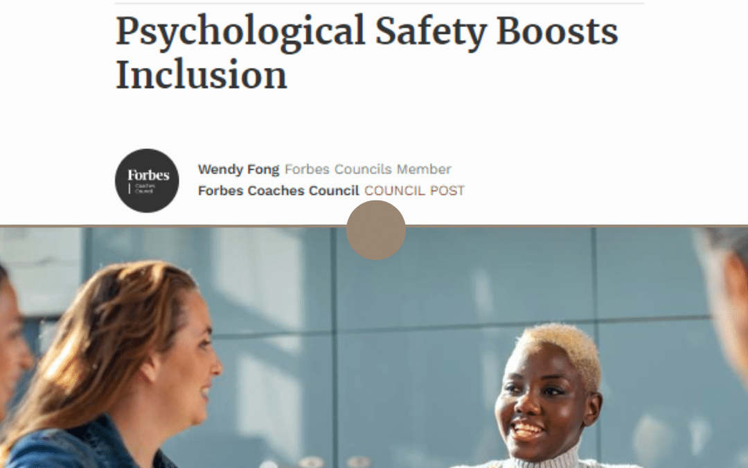 Psychological Safety Boosts Inclusion
