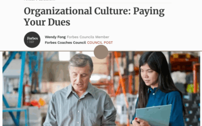 Organizational Culture: Paying Your Dues